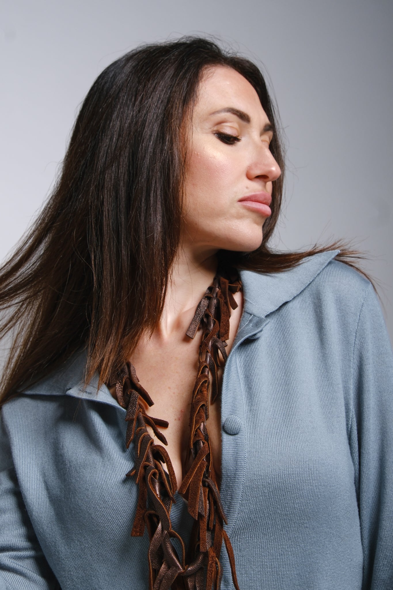 Vestito in maglia fine 100% lana merino